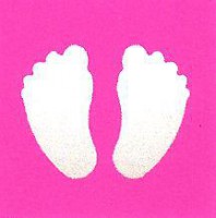 Motivlocher Füsse 1,6 cm Motivlocher Füsse 1,6 cm