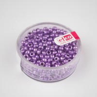 Indianer Perlen metallic lila für Schmuck Indianer Perlen metallic lila für Schmuck