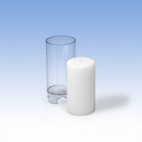 Kerzengießform Zylinder Stumpen 52 x 97 mm Kerzengießform Zylinder Stumpen 52 x 97 mm