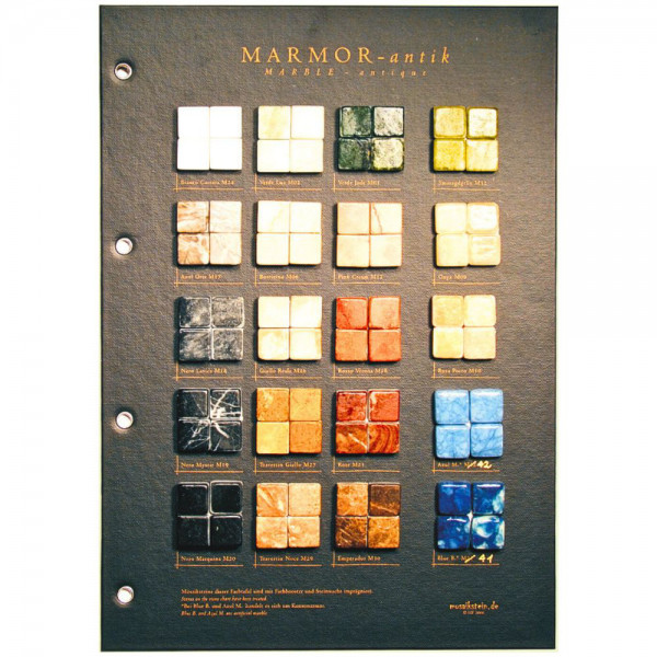Mustertafel - Marmor 8 mm
