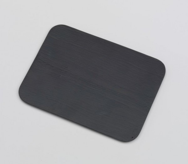 Teller Alu schwarz 13,5x10 cm