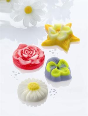 Soap Fix Giessform Blüten