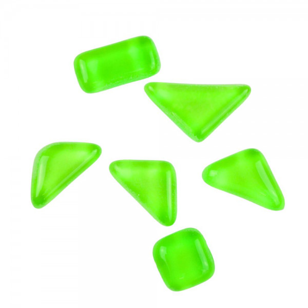 Soft Glas Polygonal Neon - Grün