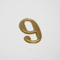 Zahlen gold aus Wachs zum Kerzen verzieren Zahlen gold aus Wachs zum Kerzen verzieren