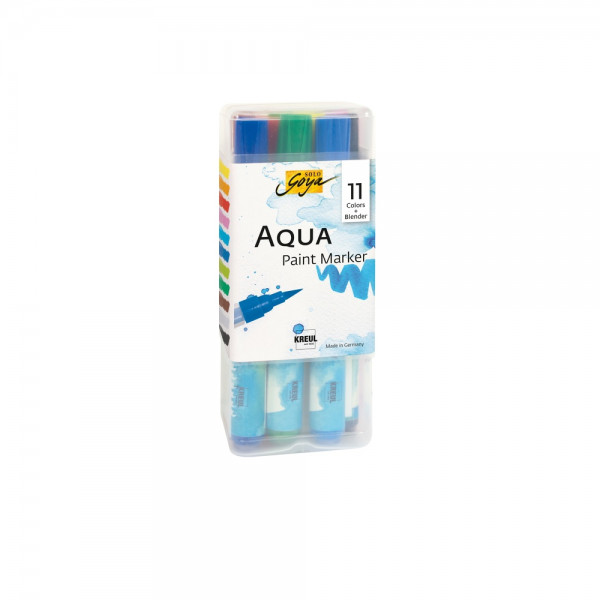 Aqua Paint Marker mit Blender mit 11 Farben