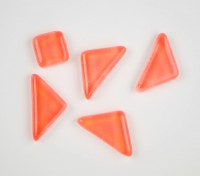 Mosaik Soft Glas poly neon rot nachtleuchtend Mosaik Soft Glas poly neon rot nachtleuchtend
