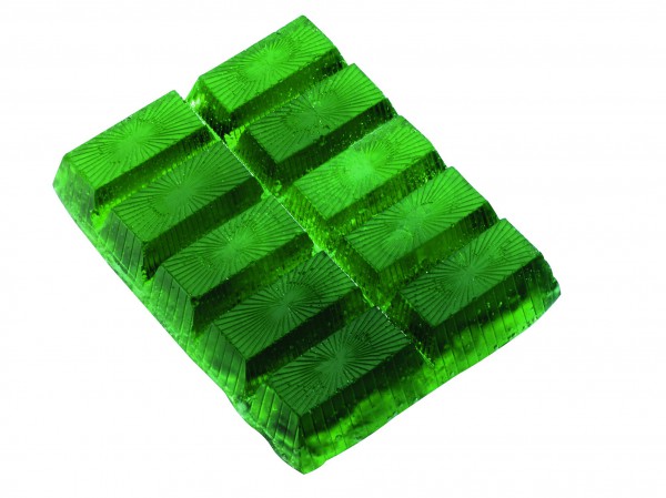 Farbe für transparente Seife grün