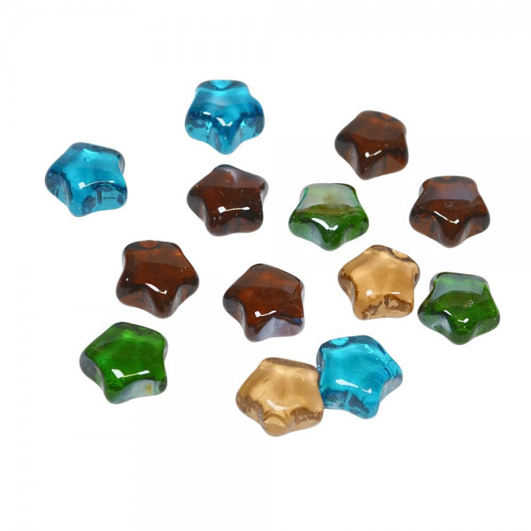 Glas-Nuggets Ø 15-20 mm - Sterne