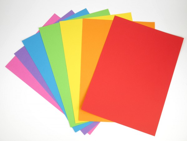 Fotokarton, 50 x 70 cm, 300 g einzelne Farben