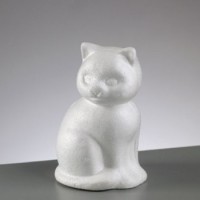 Styropor-Vollform Katze 13 cm Styropor-Vollform Katze 13 cm