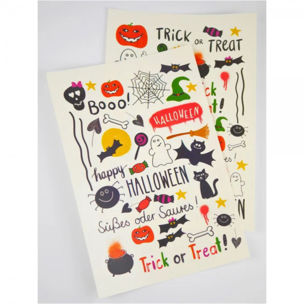 Kerzentattoos Halloween
