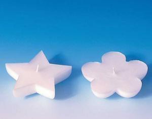 Schwimmkerzenform Stern/Rosette