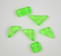 Mosaik Soft Glas poly neon grün nachtleuchtend Mosaik Soft Glas poly neon grün nachtleuchtend