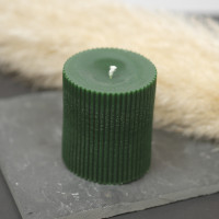 Silikonform Kerzen Stumpen Rillen Silikonform Kerzen Stumpen Rillen