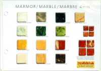 Mustertafel Marmor 4 mm Mustertafel Marmor 4 mm