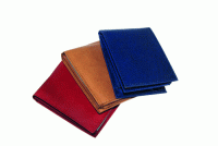 Geldbeutel 100 x 75 mm "Deluxe" mittelbraun Geldbeutel 100 x 75 mm "Deluxe" mittelbraun