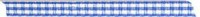 Dekoband blau kariert, 10mm breit Dekoband blau kariert, 10mm breit