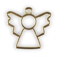 Anhänger aus Metall Schutzengel gold Anhänger aus Metall Schutzengel gold