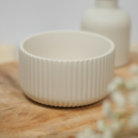 Silikon Gießform Schale geriffelt für Giessmassen Silikon Gießform Schale geriffelt für Giessmassen