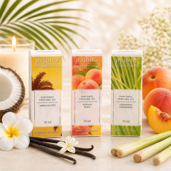 Pajoma Kerzenduft Set – Sommerdüfte für selbstgemachte Duftkerzen