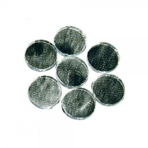 Selbstklebendes Spiegelmosaik - Ø 10 mm - Silber