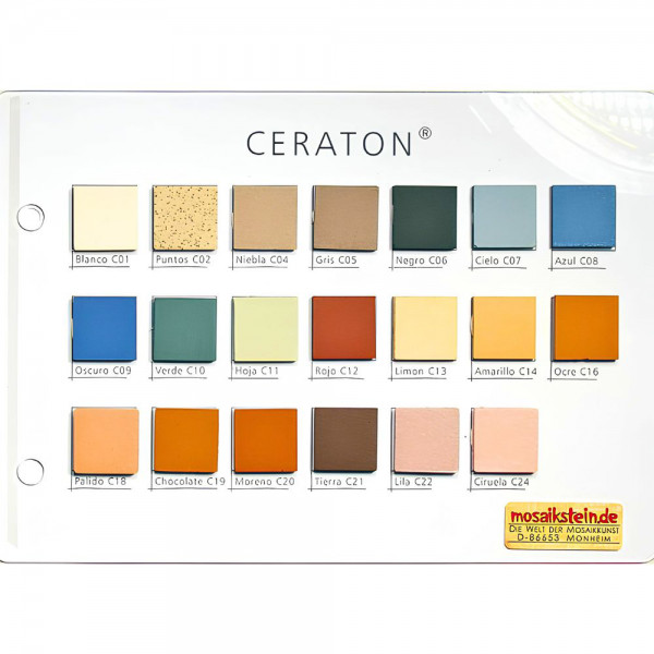 Mustertafel Ceraton