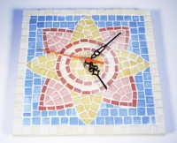 Mosaikset Uhr 20x20 cm Mosaikset Uhr 20x20 cm