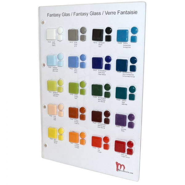 Mustertafel - Fantasy Glas
