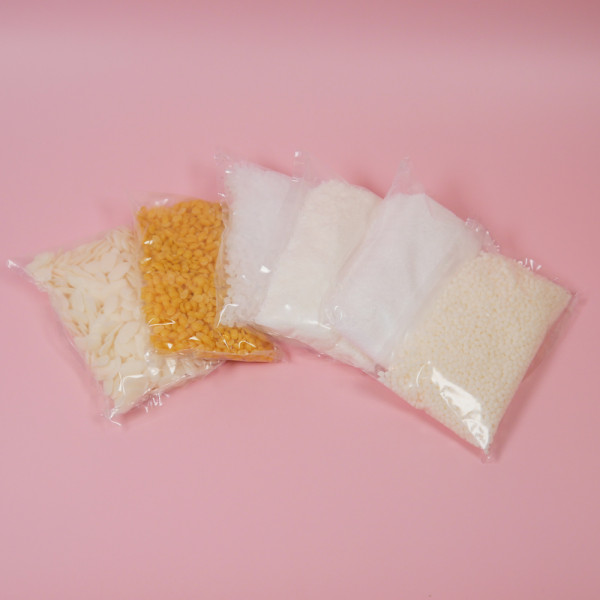 Kerzenwachs Test Kit 6 x 100 g verschiedene Wachssorten