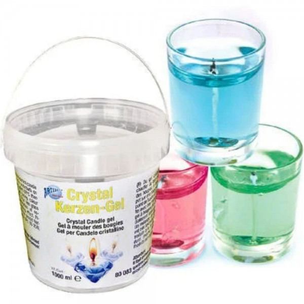 Crystal-Kerzen-Gel