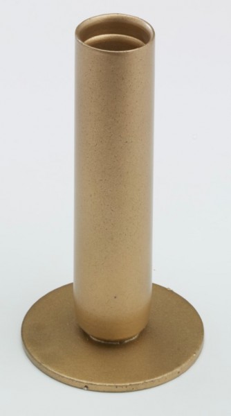 Kerzenhalter Eisen gold H 12 cm