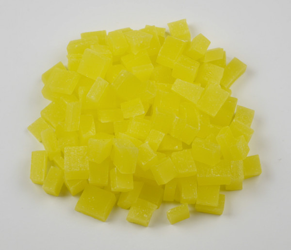Wachswürfel gelb 200 g zum Kerzen gießen