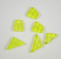 Mosaik Soft Glas poly neon gelb nachtleuchtend Mosaik Soft Glas poly neon gelb nachtleuchtend