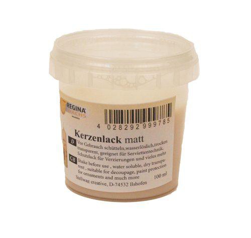 Kerzenlack farblos matt, 100 ml