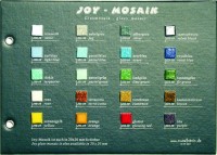 Mustertafel Joy Glas Mosaik Mustertafel Joy Glas Mosaik