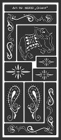 Motiv-Schablone Orient, flexibel und selbstklebend Motiv-Schablone Orient, flexibel und selbstklebend
