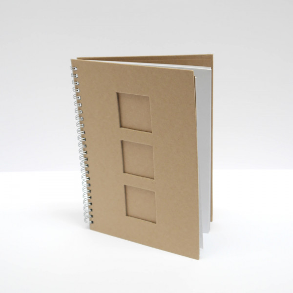 Notizbuch aus Papp Art Quadrate