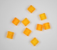 Mosaik Soft Glas neon orange nachtleuchtend Mosaik Soft Glas neon orange nachtleuchtend