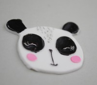 Wachsmotiv Panda Wachsmotiv Panda