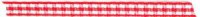 Dekoband rot kariert, 10mm breit Dekoband rot kariert, 10mm breit