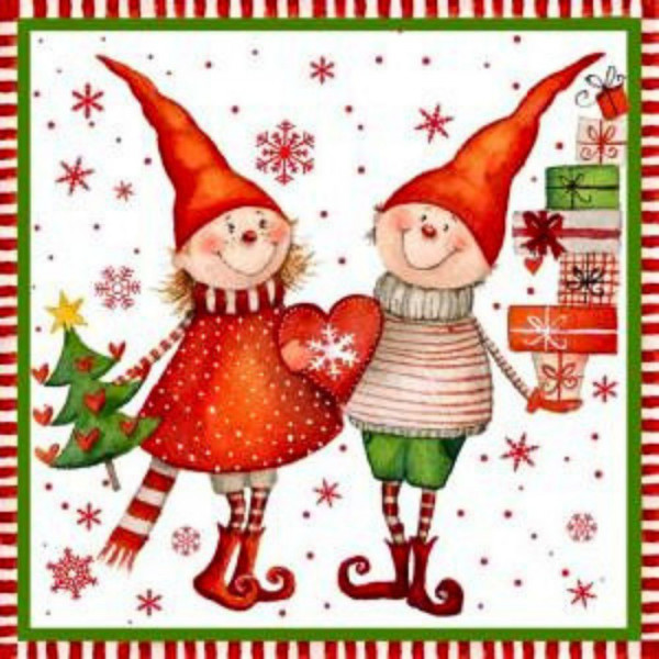 Servietten - Wichtel