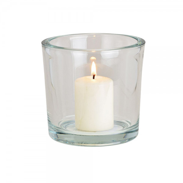 Windlicht aus Glas für Kerzen