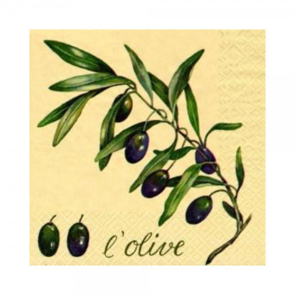 Cocktailservietten - L'Olive