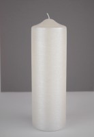 Perlmutt Kerze Rohling Stumpen 80 mm Perlmutt Kerze Rohling Stumpen 80 mm
