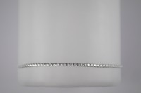 Wachsstreifen Perlen silber 2 mm Wachsstreifen Perlen silber 2 mm