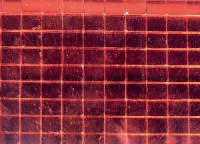 Spiegelmosaik 10x10mm, rot Spiegelmosaik 10x10mm, rot