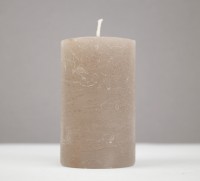 Kerze Rustic taupe in verschiedenen größen Kerze Rustic taupe in verschiedenen größen