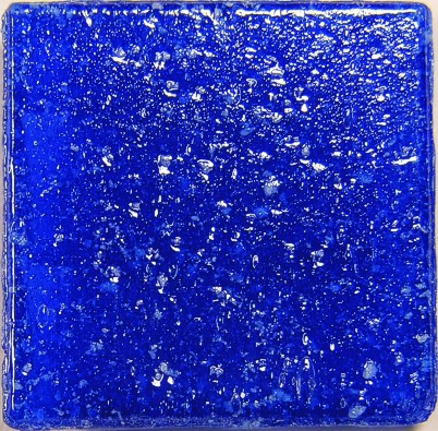 Murano Glas 20x20x4 Kobaltblau