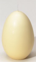 Eierkerze champagner 110x80 mm Eierkerze champagner 110x80 mm