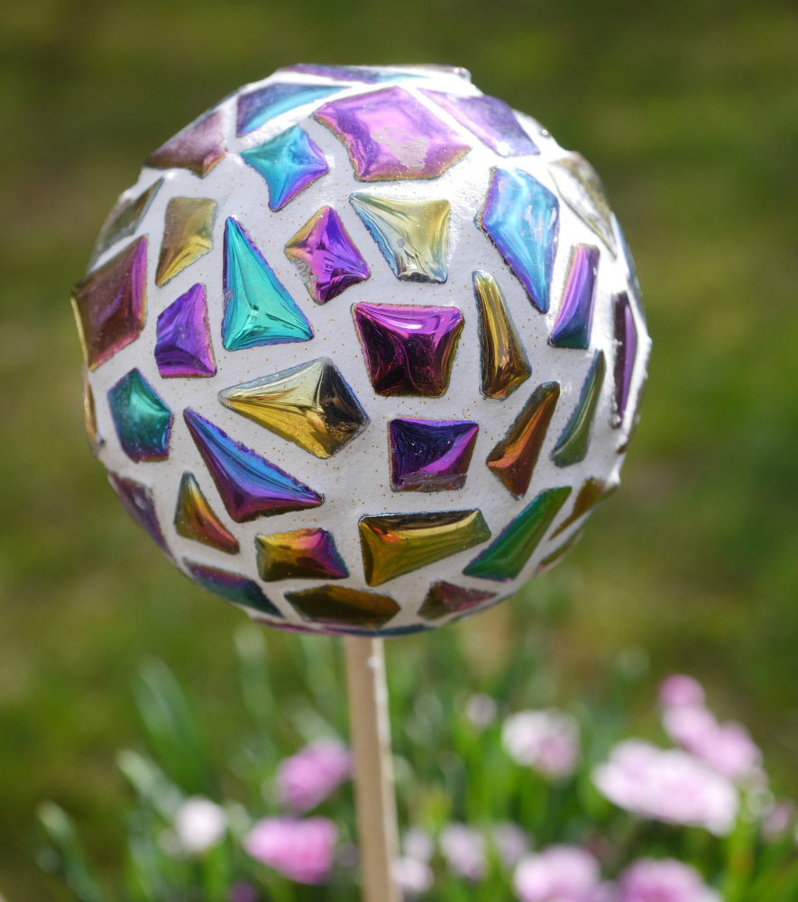 Gartenkugel-Flip-Keramik-Mosaik